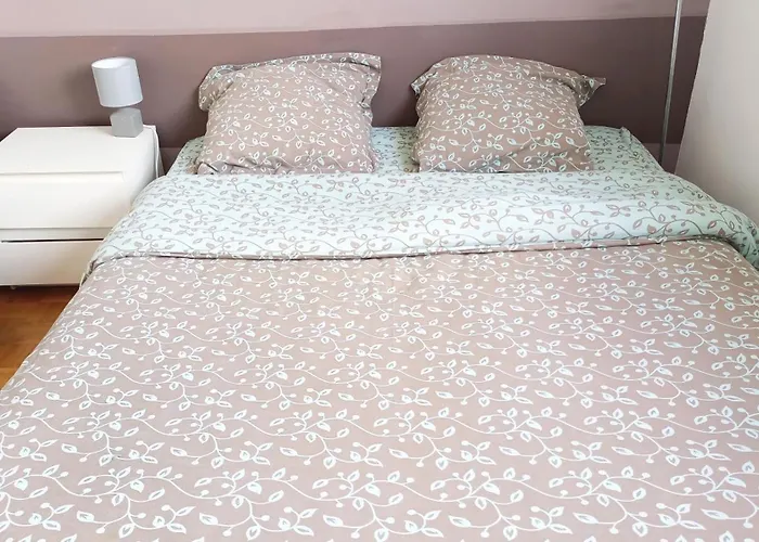 Quiet Bedroom, Comfy King Size Bed, Shared Bathroom, Center Rum i privatbostad Paris